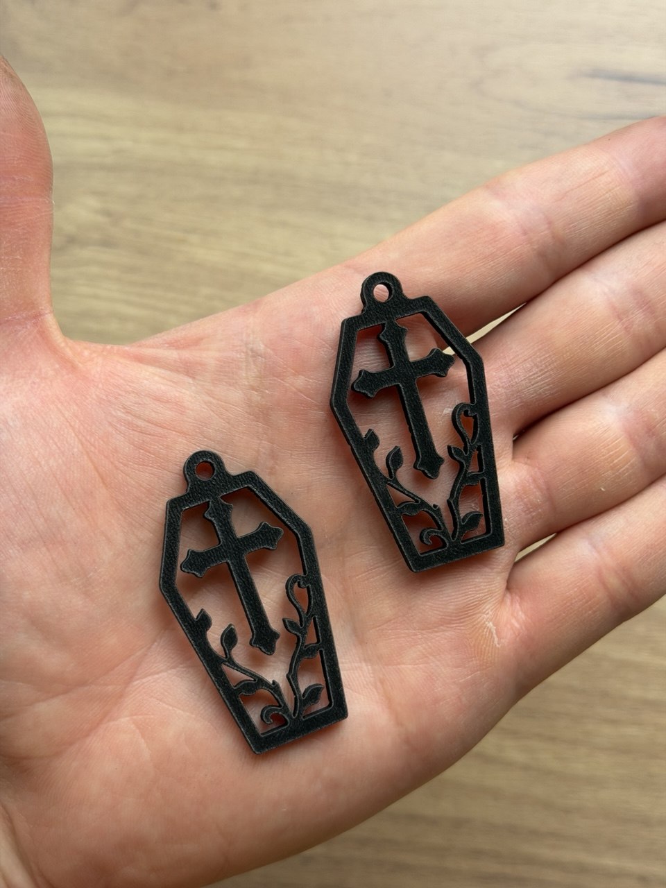 Сережки «Готичний хрест»